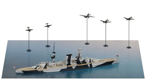 Pit Road 1/700 Sps Series Battle Of The Mediterranean Sea Royal Navy Battleship Barham Vs Luftwaffe Scene Paper Base (290 X 185Mm 2 Sheets) Plastic Model Sps19- Japan Figure Store - #1 Bring To You The Best Japanese Goods