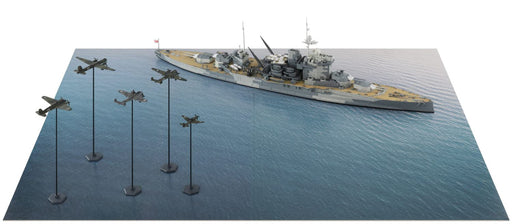 PIT-ROAD Sps Series 1/700 Royal Navy Battleship Warspite Vs Luftwaffe Bombing Air Wing Plastic Model- Japan Figure Store - #1 Bring To You The Best Japanese Goods