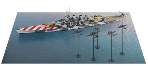 PIT-ROAD 1/700 Italian Navy Battleship Roma Vs Luftwaffe Bombing Air Wing Plastic Model- Japan Figure Store - #1 Bring To You The Best Japanese Goods
