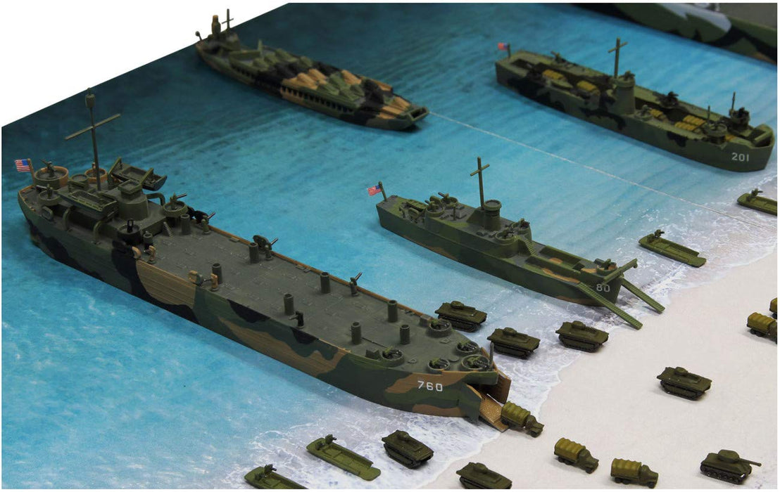 Pit Road 1/700 Sps Series World War Ii Iwo Jima Landing Operation Scene Paper Base (290 X 185Mm 2 Sheets) Plastic Model Sps04- Japan Figure Store - #1 Bring To You The Best Japanese Goods