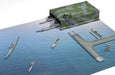 PIT-ROAD Sps Series 1/700 Wwii Kriegsmarine U-Boat / E-Boat Schnellboot Attack Base Plastic Model- Japan Figure Store - #1 Bring To You The Best Japanese Goods