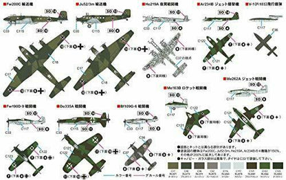 Pit-road 1/700 Sky Wave Series Luftwaffe Aircraft 2 Kit S56- Japan Figure Store - #1 Bring To You The Best Japanese Goods