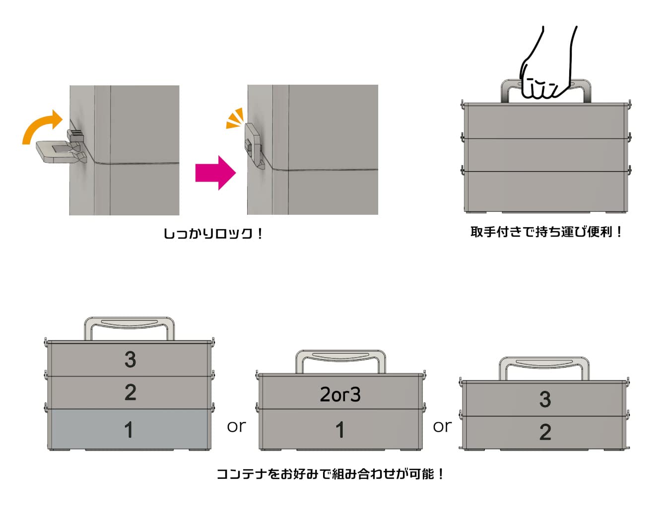 Plamokojo Modeling Container 054 Clear White- Japan Figure Store - #1 Bring To You The Best Japanese Goods