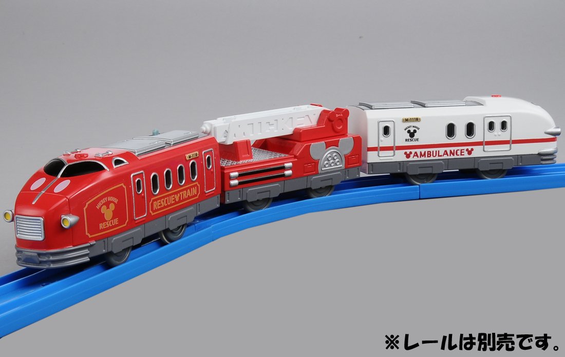 TAKARA TOMY Pla-Rail Plarail Disney Dream Railway Mickey Mouse Rescue Train 863922- Japan Figure Store - #1 Bring To You The Best Japanese Goods