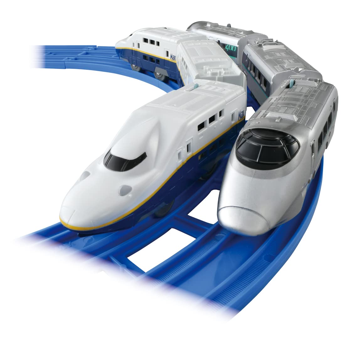 Takara Tomy Plarail Shinkansen Year 2022 Series 400 Tsubasa & Series E4 Max Coupling Set Train Toys- Japan Figure Store - #1 Bring To You The Best Japanese Goods