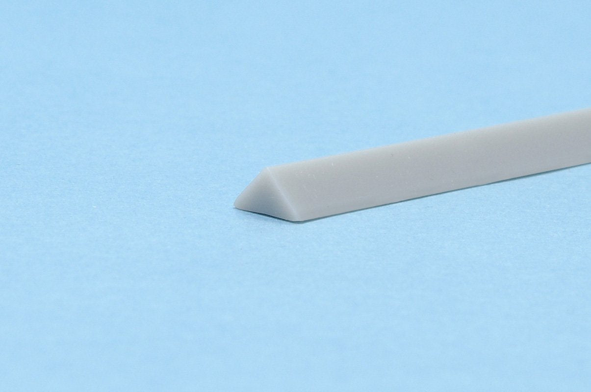 Plastic = Material [Gray] Triangular Bar 3.0Mm (6 Pieces)- Japan Figure Store - #1 Bring To You The Best Japanese Goods