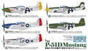 Platz 1/144 Ww2 Us P-51d Mustang 2 Machine Set Plastic Model Kit- Japan Figure Store - #1 Bring To You The Best Japanese Goods