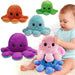 Seinal Reversible Octopus Angry Face And Laughing Face (Blue Purple) Stuffed Animal From Japan- Japan Figure Store - #1 Bring To You The Best Japanese Goods