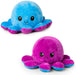 Seinal Reversible Octopus Angry Face And Laughing Face (Blue Purple) Stuffed Animal From Japan- Japan Figure Store - #1 Bring To You The Best Japanese Goods