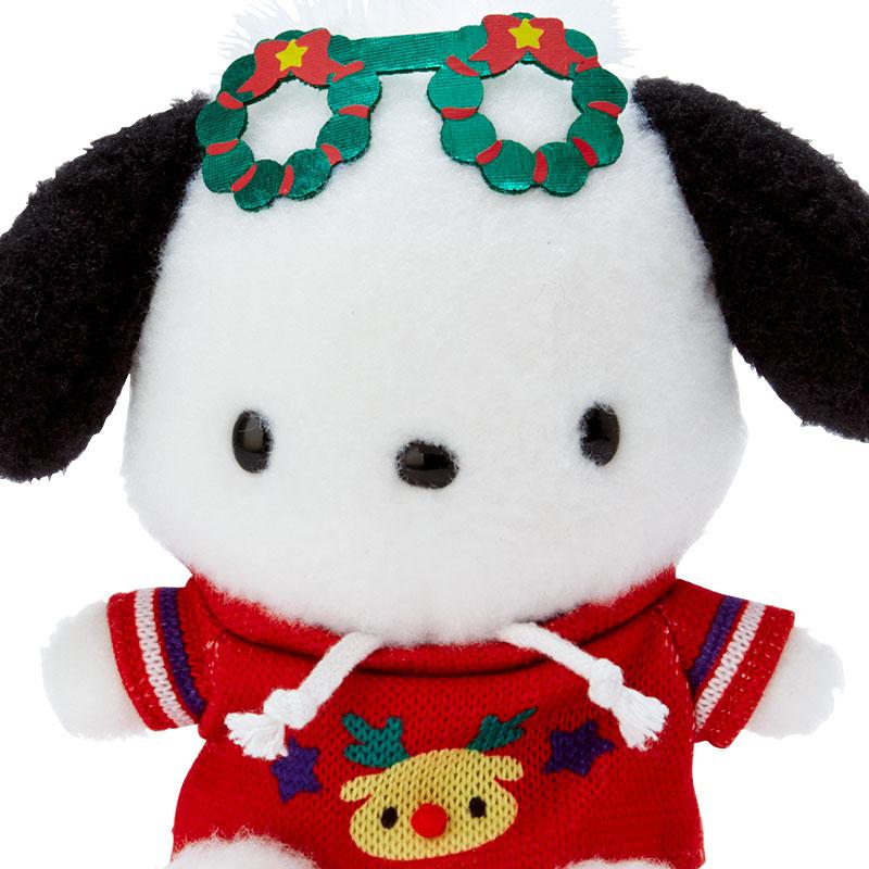 Sanrio Pochacco Stuffed Toy (Christmas Sweater Design)- Japan Figure Store - #1 Bring To You The Best Japanese Goods