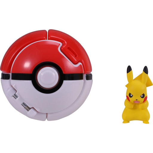 Takara Tomy Monster Collection Pikachu in Monster Ball Pocket Monster Pokedelze- Japan Figure Store - #1 Bring To You The Best Japanese Goods