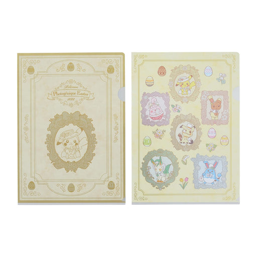 Pokemon Center Original Metallic A4 Clear File 2 Sheets Set Pokémon Photogénique Easter 2022- Japan Figure Store - #1 Bring To You The Best Japanese Goods