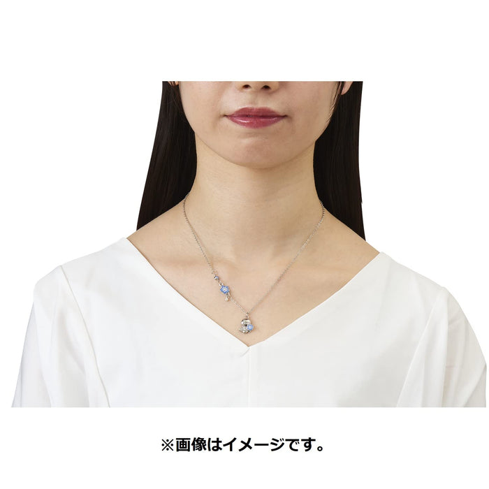 POKEMON CENTER ORIGINAL - Necklace Baby Blue Eyes Piplup- Japan Figure Store - #1 Bring To You The Best Japanese Goods