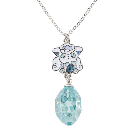 POKEMON CENTER ORIGINAL Necklace Shinka No Ishi Alolan Vulpix & Ice Stone Alolan Ninetales- Japan Figure Store - #1 Bring To You The Best Japanese Goods
