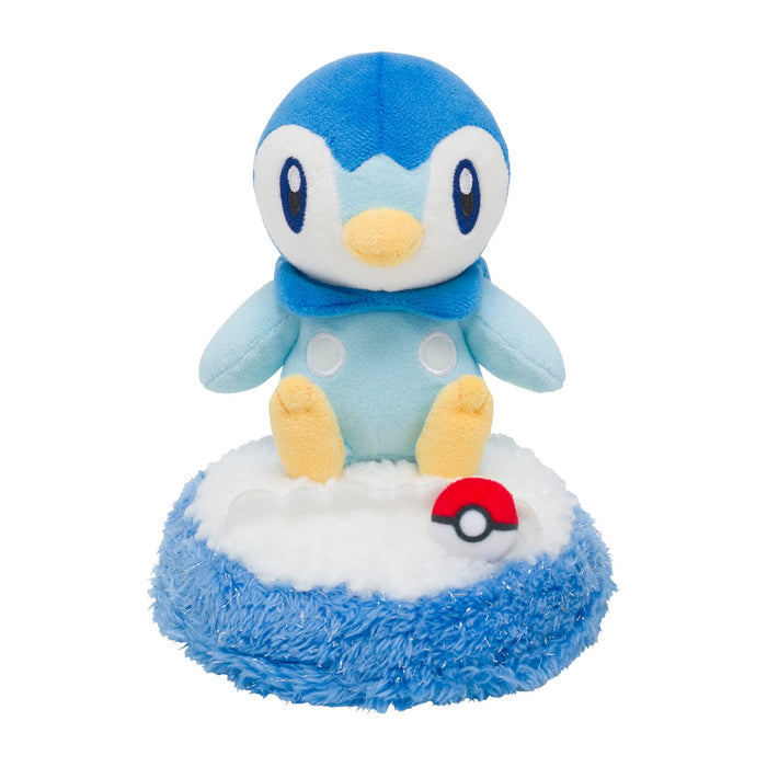 POKEMON CENTER ORIGINAL Smartphone Plush Piplup- Japan Figure Store - #1 Bring To You The Best Japanese Goods