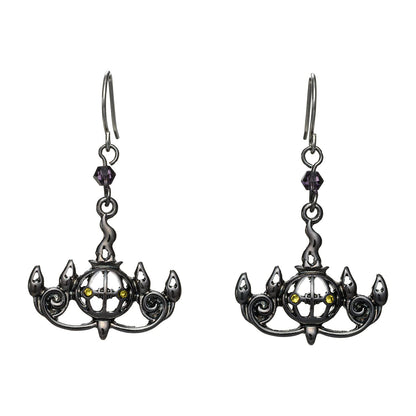 POKEMON CENTER ORIGINAL Pokemon Accessory Earrings 76 Chandelure- Japan Figure Store - #1 Bring To You The Best Japanese Goods