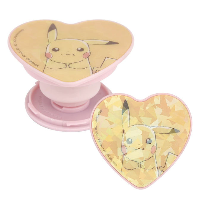 POKEMON CENTER ORIGINAL Smartphone Holding Support Die-Cut Pocopoco Hologram Pikachu- Japan Figure Store - #1 Bring To You The Best Japanese Goods