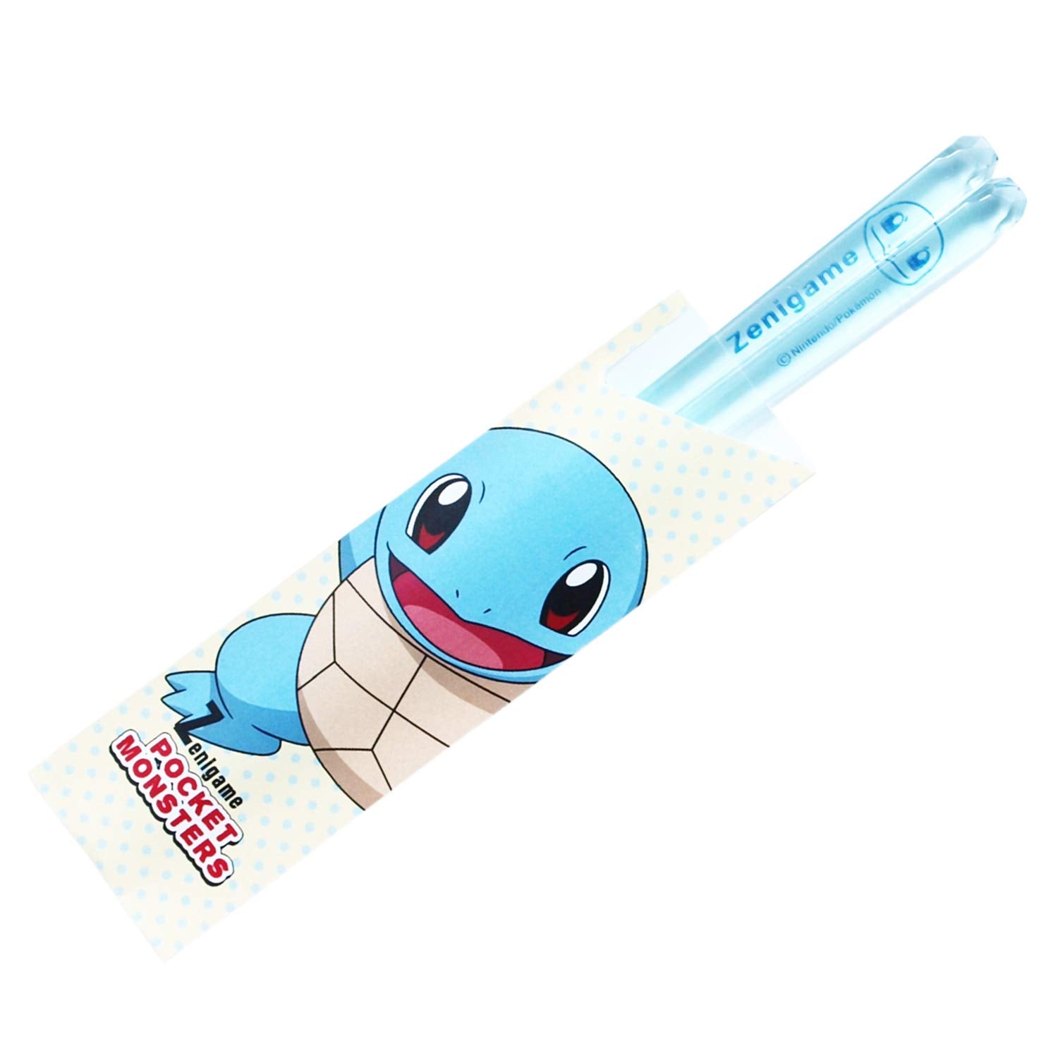 Pokemon Clear Chopsticks S Squirtle Light Blue 490548- Japan Figure Store - #1 Bring To You The Best Japanese Goods