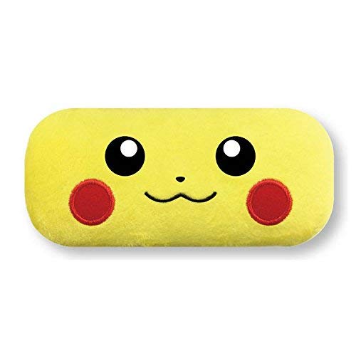 SK JAPAN Pokemon Glasses Case Pikachu Face With Cloth- Japan Figure Store - #1 Bring To You The Best Japanese Goods