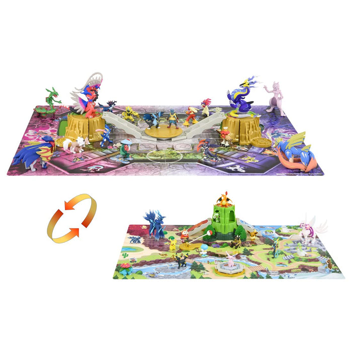 TAKARA TOMY Pokemon Moncolle Adventure! Change Battle World 2 Way Play Sheet- Japan Figure Store - #1 Bring To You The Best Japanese Goods