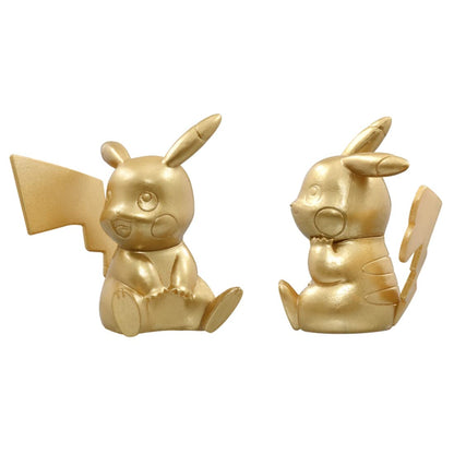 Takara Tomy 25th Anniversary Pokemon Monster Collection Gold Pikachu Set- Japan Figure Store - #1 Bring To You The Best Japanese Goods