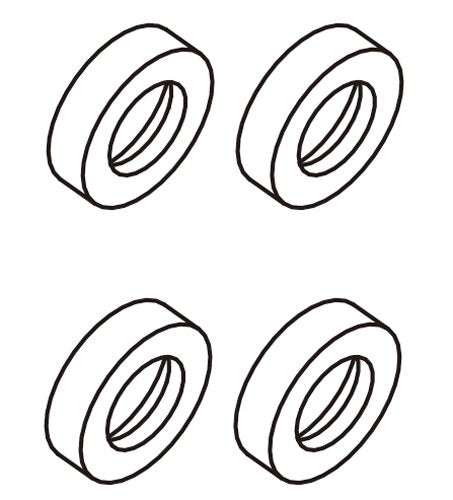 ABC HOBBY RC 24183 Pom Steering Ball Washer- Japan Figure Store - #1 Bring To You The Best Japanese Goods