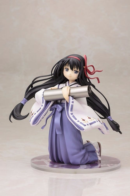 Puella Magi Madoka Magica Akemi Homura Miko 1/8 Pvc Figure Kotobukiya Japan- Japan Figure Store - #1 Bring To You The Best Japanese Goods