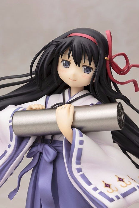 Puella Magi Madoka Magica Akemi Homura Miko 1/8 Pvc Figure Kotobukiya Japan- Japan Figure Store - #1 Bring To You The Best Japanese Goods
