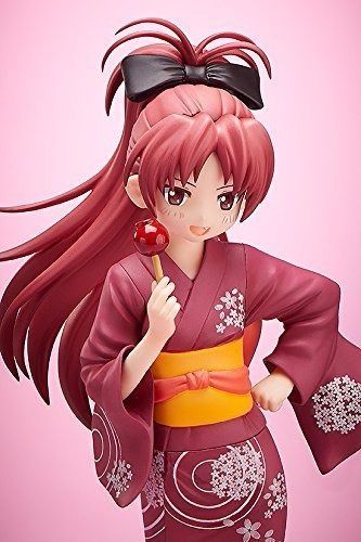 Puella Magi Madoka Magica Kyoko Sakura Yukata Ver 1/8 Pvc Figure Freeing- Japan Figure Store - #1 Bring To You The Best Japanese Goods