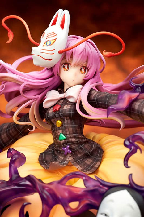 Quesq Touhou Expressive Poker Face Kokoro Hata Extra Color 1/8 Figure- Japan Figure Store - #1 Bring To You The Best Japanese Goods