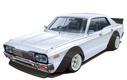 AOSHIMA 04050 Nissan Cedric 330 Grachan '89 1/24 Scale Kit- Japan Figure Store - #1 Bring To You The Best Japanese Goods