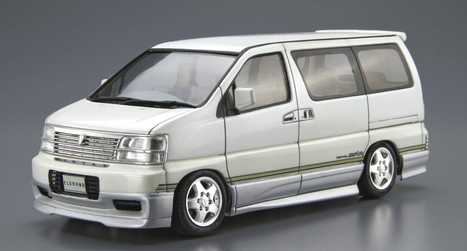 AOSHIMA The Model Car 1/24 Nissan E50 Elgrand `99 Plastic Model- Japan Figure Store - #1 Bring To You The Best Japanese Goods
