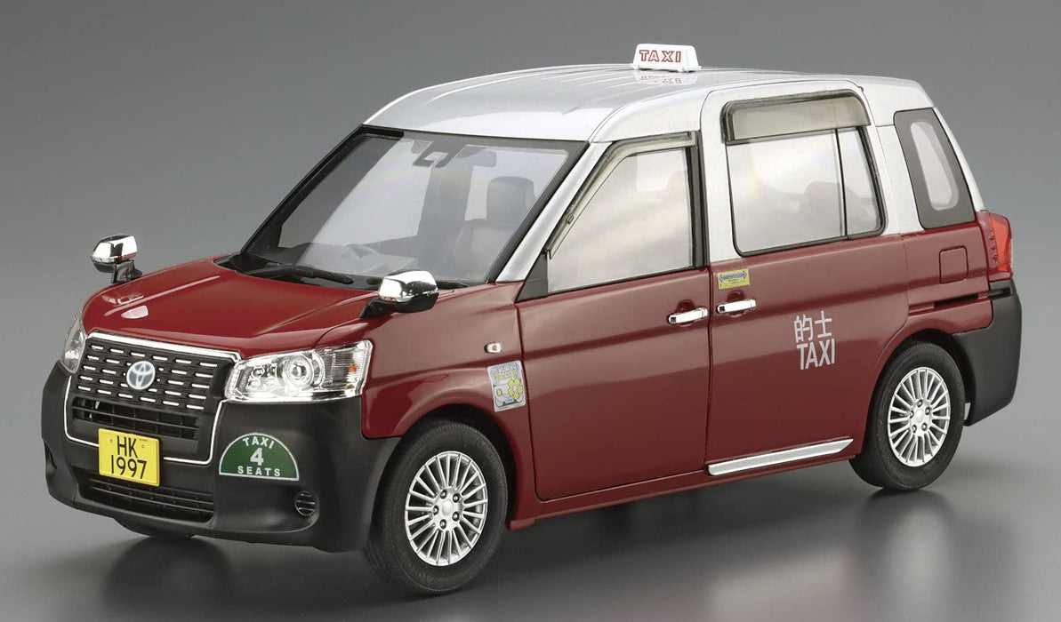 AOSHIMA The Model Car 1/24 Toyota Ntp10R Comfort Hybrid Taxi '18 Hong Kong Taxi Plastic Model- Japan Figure Store - #1 Bring To You The Best Japanese Goods