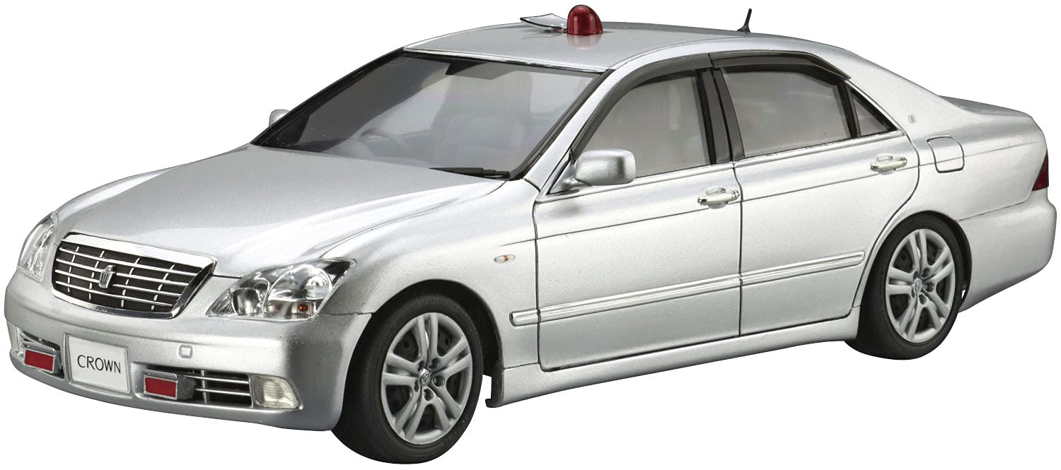 AOSHIMA The Patrol Car 1/24 No.3 Toyota Grs182 Crown '05 Plastic Model- Japan Figure Store - #1 Bring To You The Best Japanese Goods