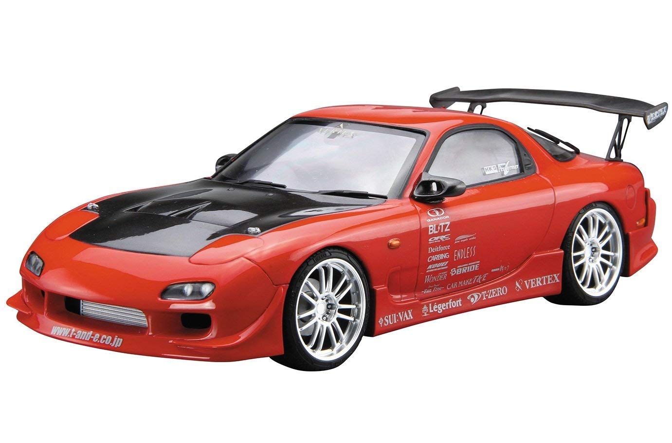AOSHIMA The Tuned Car 1/24 Mazda Vertex Fd3S Rx-7 '99 Plastic Model- Japan Figure Store - #1 Bring To You The Best Japanese Goods