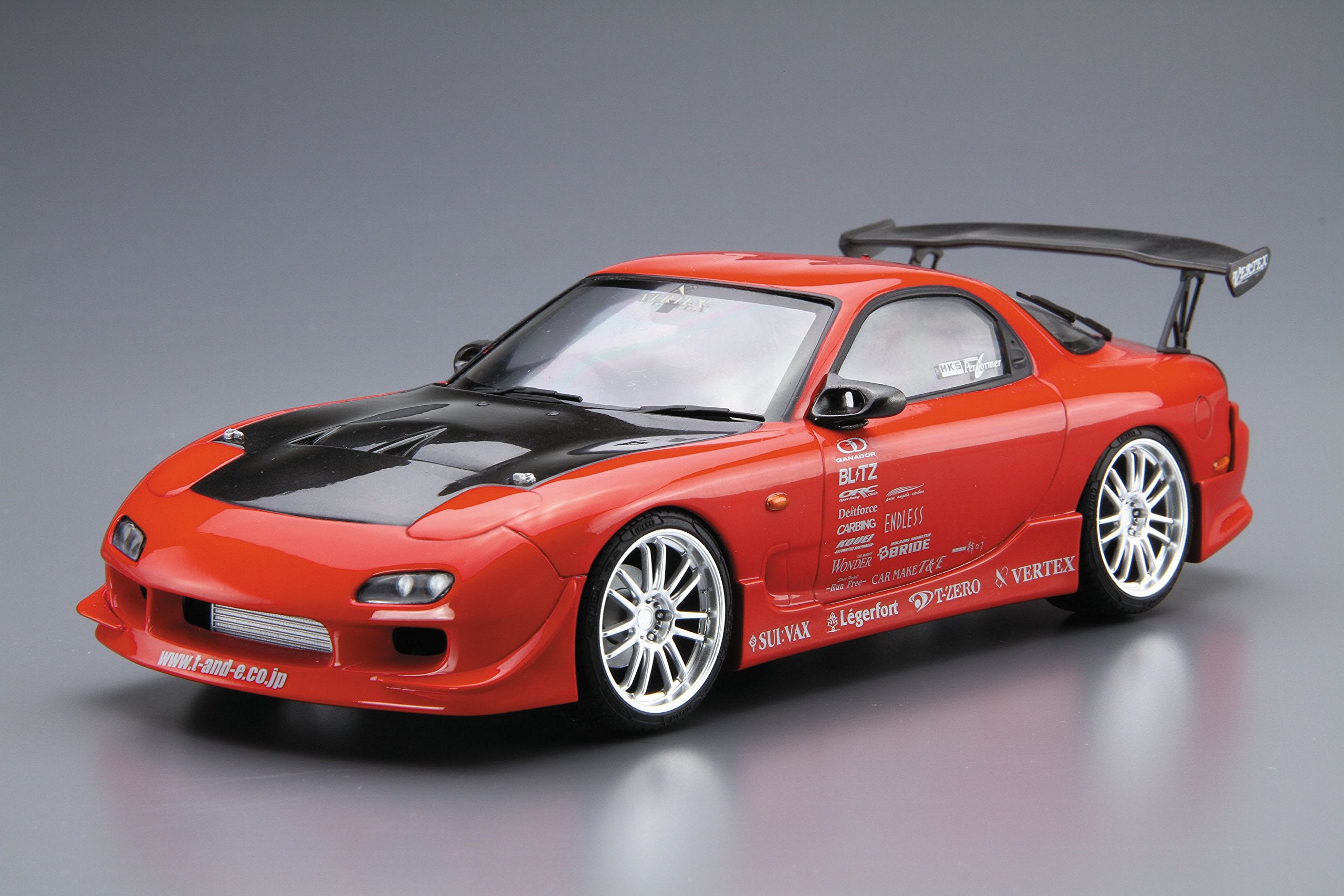 AOSHIMA The Tuned Car 1/24 Mazda Vertex Fd3S Rx-7 '99 Plastic Model- Japan Figure Store - #1 Bring To You The Best Japanese Goods