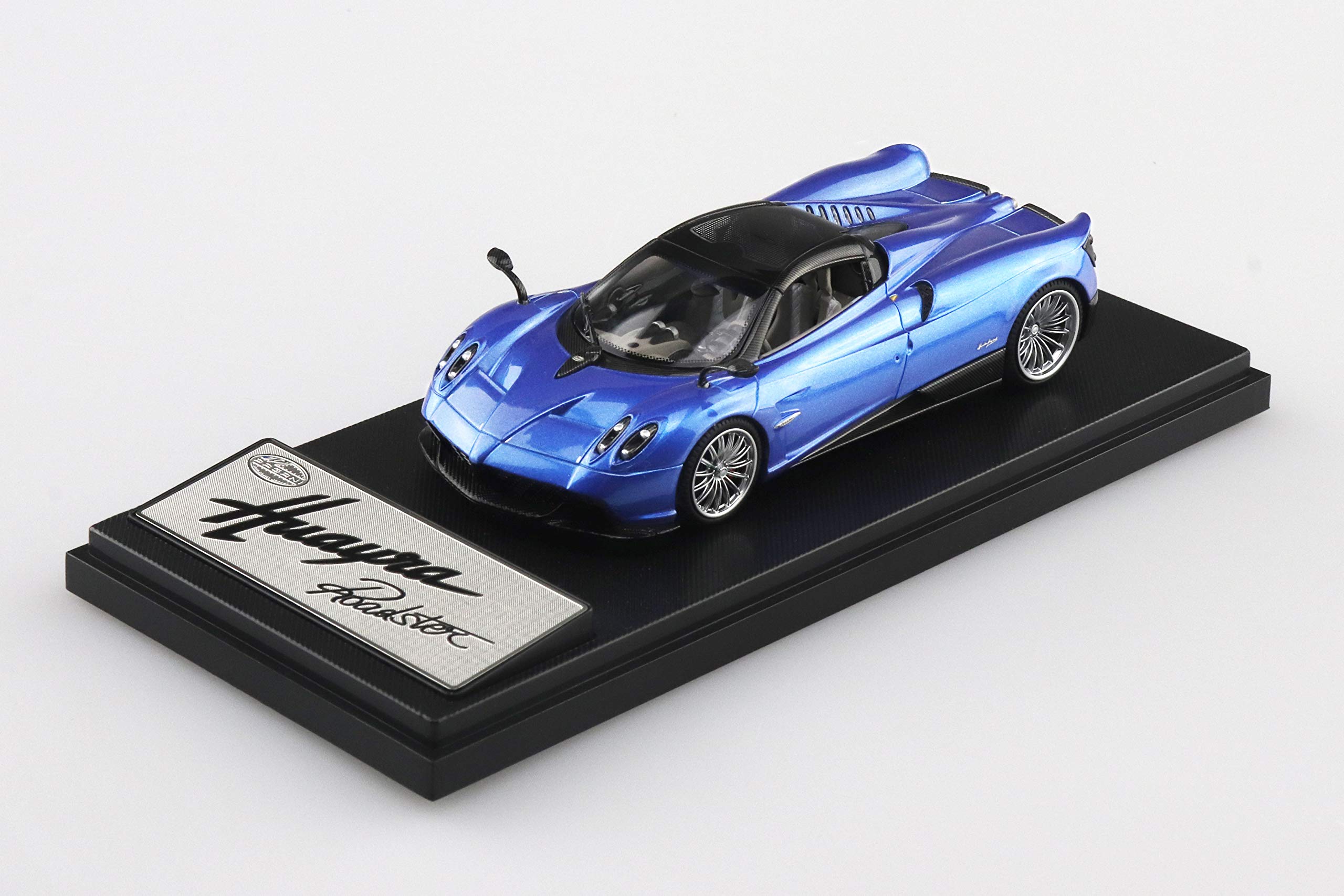 AOSHIMA Skynet 1/43 Pagani Huayra Roadster Blue Finished Diecast Model- Japan Figure Store - #1 Bring To You The Best Japanese Goods