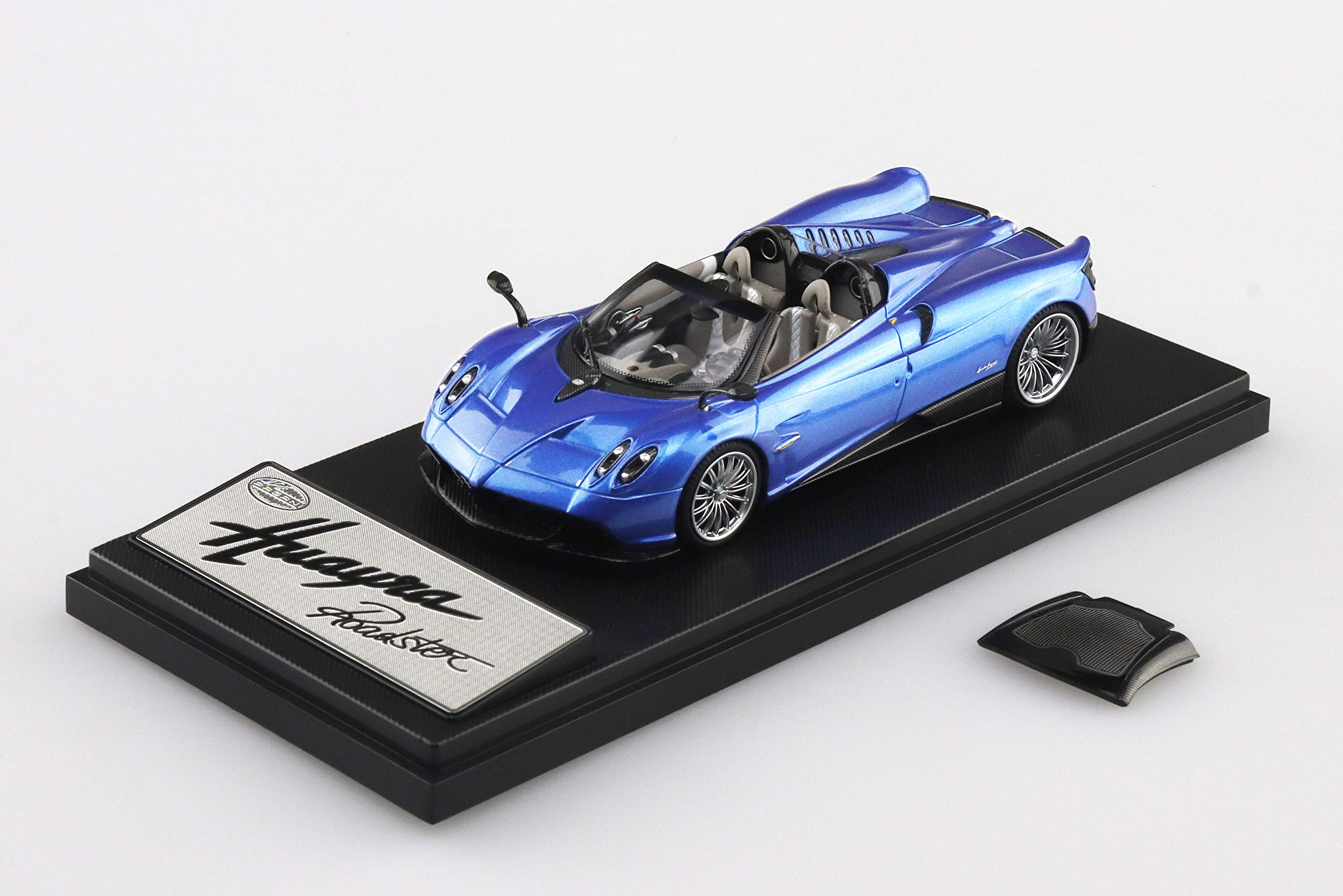 AOSHIMA Skynet 1/43 Pagani Huayra Roadster Blue Finished Diecast Model- Japan Figure Store - #1 Bring To You The Best Japanese Goods