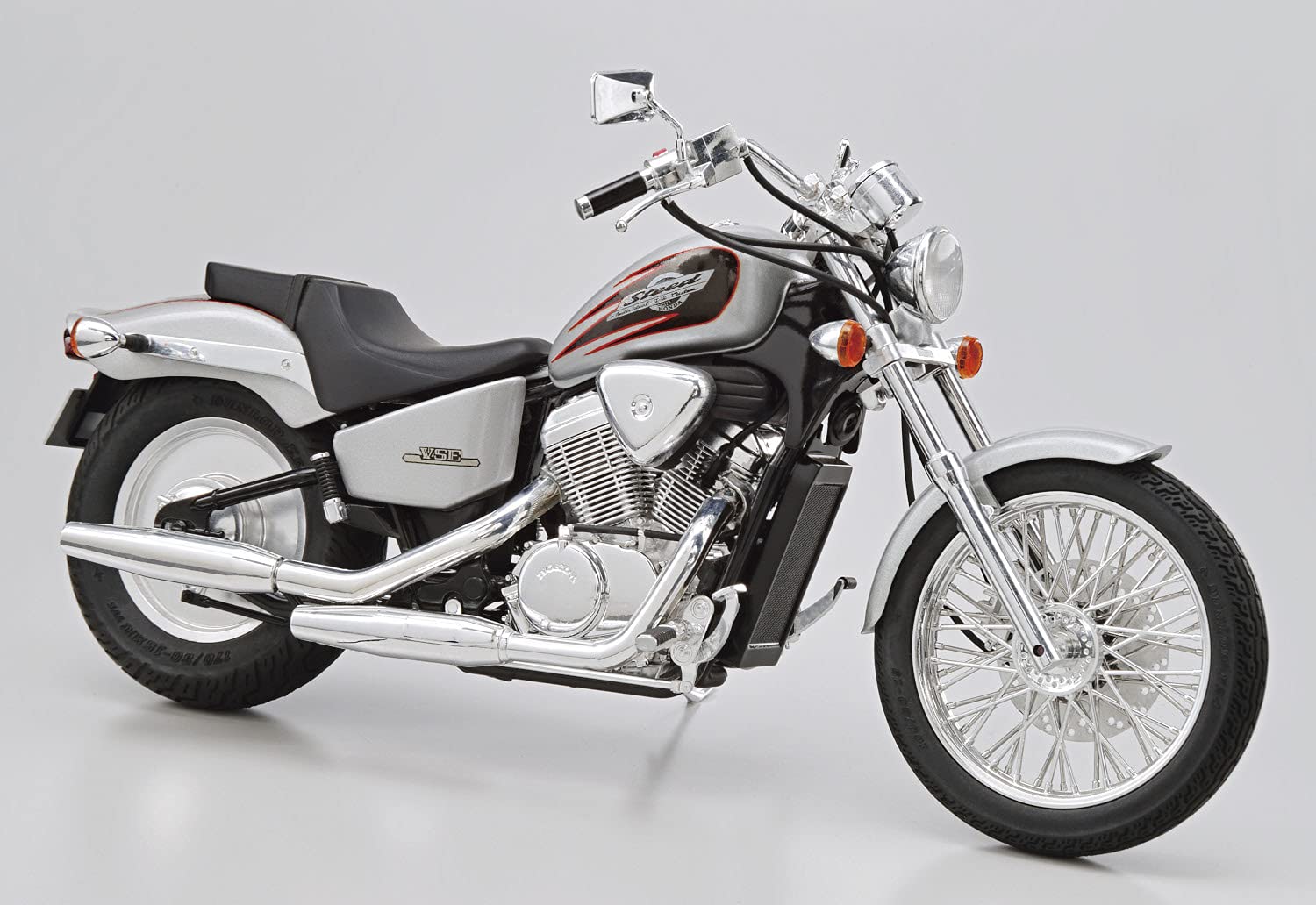 AOSHIMA The Bike 1/12 Honda Nc26 Steed Vse '96 W/ Custom Parts Plastic Model- Japan Figure Store - #1 Bring To You The Best Japanese Goods