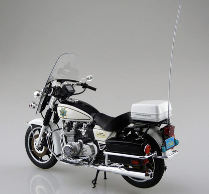 AOSHIMA The Bike 1/12 Kawasaki Kz1000 Police Plastic Model- Japan Figure Store - #1 Bring To You The Best Japanese Goods