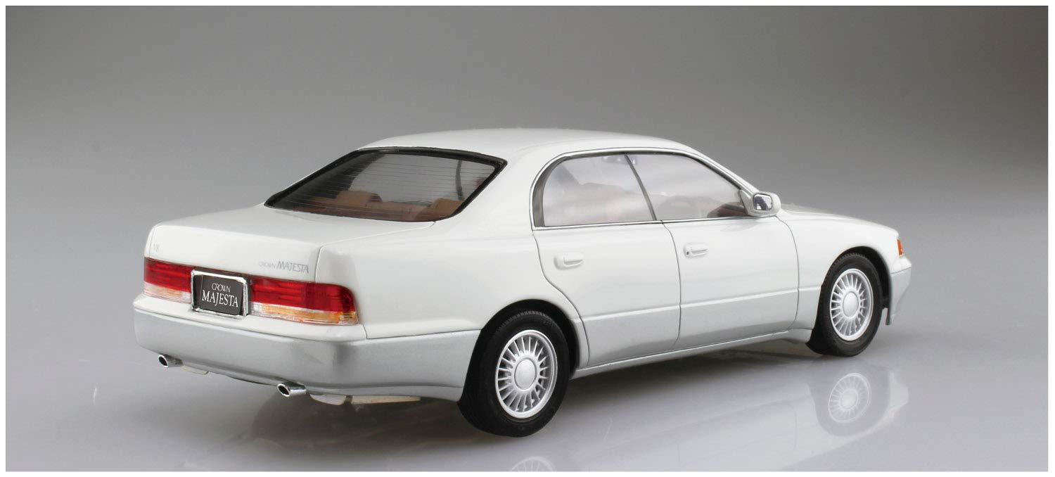 AOSHIMA The Model Car 1/24 Toyota Uzs141 Crown Majesta C Type '91 Plastic Model- Japan Figure Store - #1 Bring To You The Best Japanese Goods