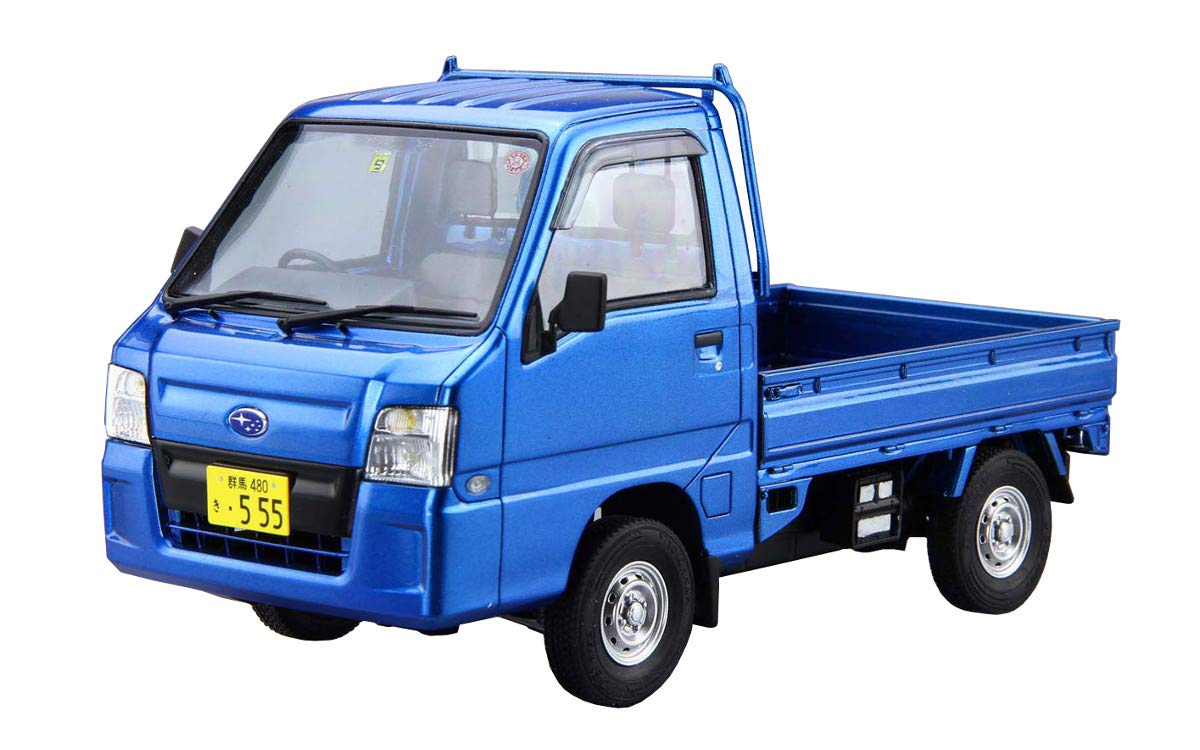 AOSHIMA The Model Car 1/24 Subaru Tt2 Sambar Truck Wr Blue Limited '11 Plastic Model- Japan Figure Store - #1 Bring To You The Best Japanese Goods