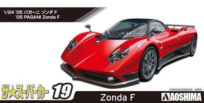 AOSHIMA The Super Car No.19 1/24 Pagani Zonda F Plastic Model- Japan Figure Store - #1 Bring To You The Best Japanese Goods