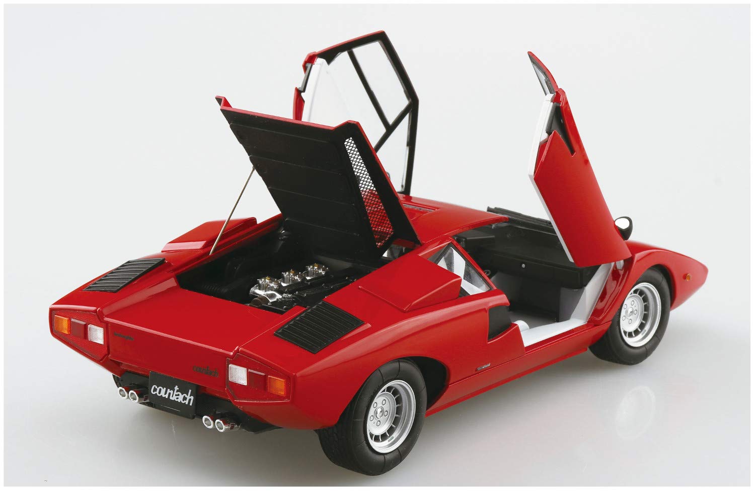 AOSHIMA The Super Car 1/24 Lamborghini Countach Lp400 1974 Plastic Model- Japan Figure Store - #1 Bring To You The Best Japanese Goods