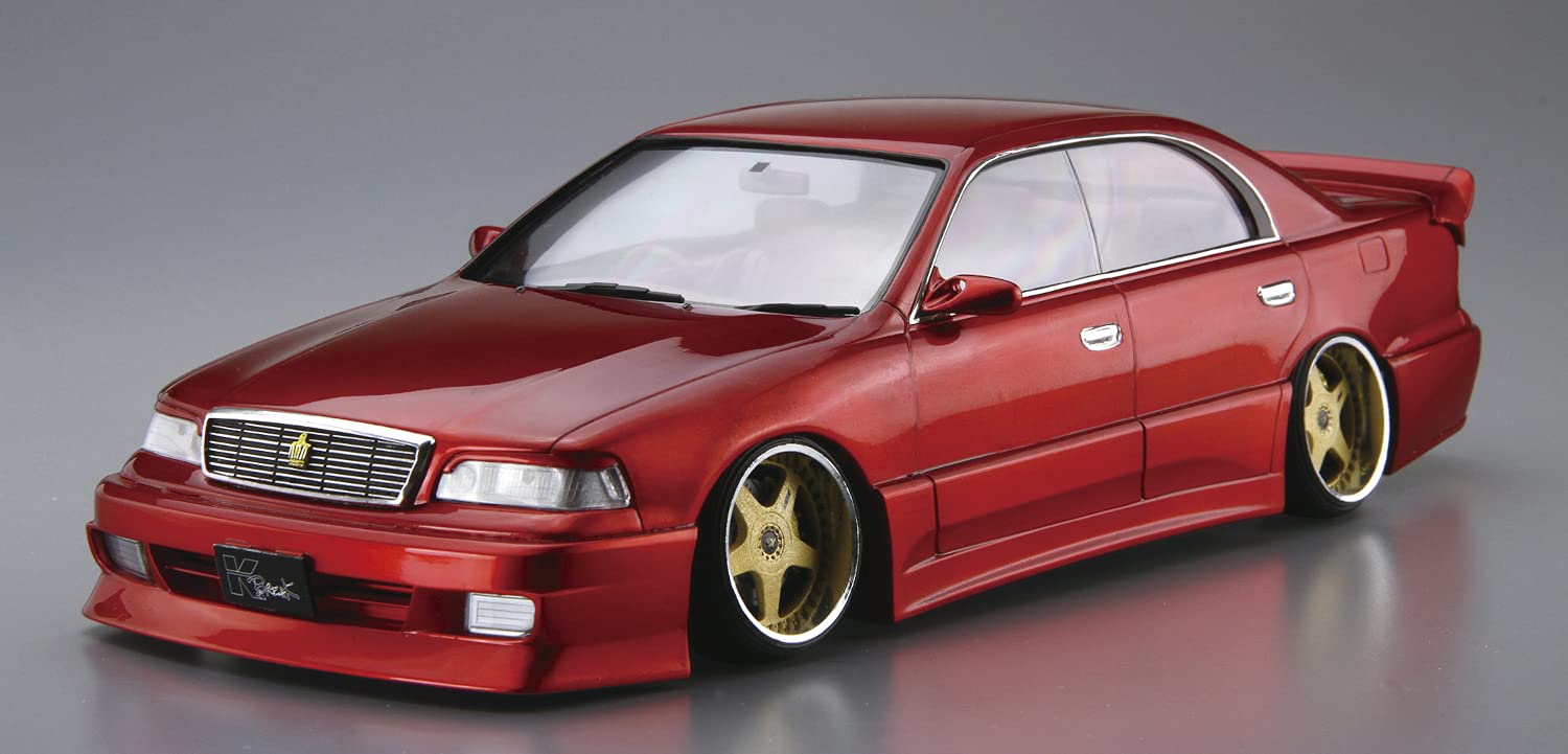 AOSHIMA The Tuned Car 1/24 K-Break Uzs141 Majesta '91 Toyota Plastic Model- Japan Figure Store - #1 Bring To You The Best Japanese Goods