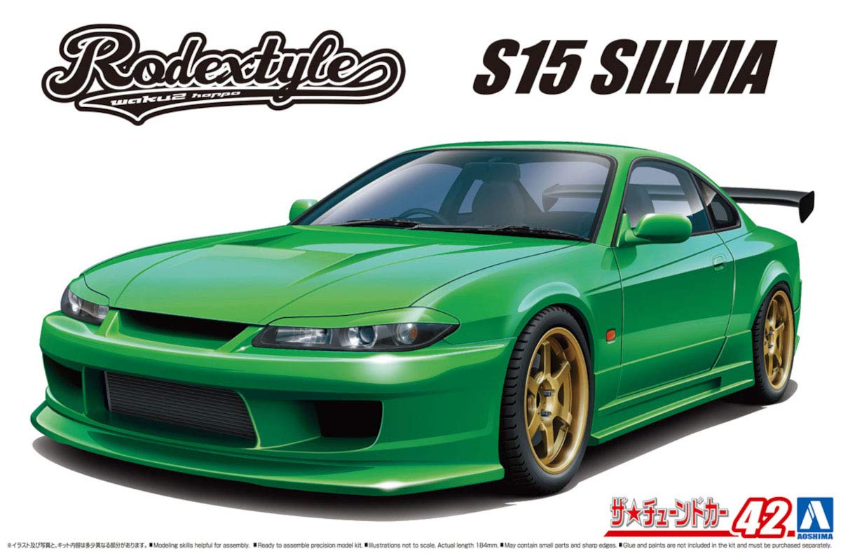 AOSHIMA The Tuned Car 1/24 Nissan Rodextyle S15 Silvia '99 Plastic Model- Japan Figure Store - #1 Bring To You The Best Japanese Goods
