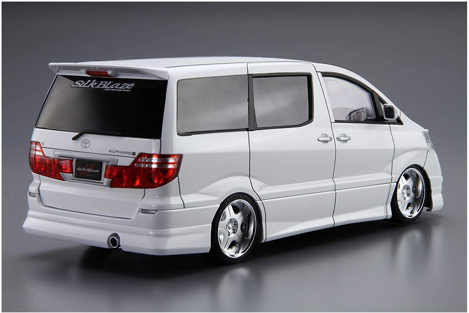 AOSHIMA The Tuned Car 1/24 Toyota Silk Blaze Mnh/Anh10, 15W Alphard '05 Plastic Model- Japan Figure Store - #1 Bring To You The Best Japanese Goods