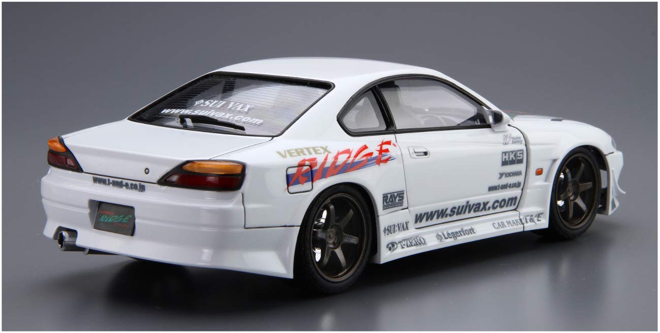 AOSHIMA The Tuned Car 1/24 Nissan Vertex S15 Silvia `99 Plastic Model- Japan Figure Store - #1 Bring To You The Best Japanese Goods