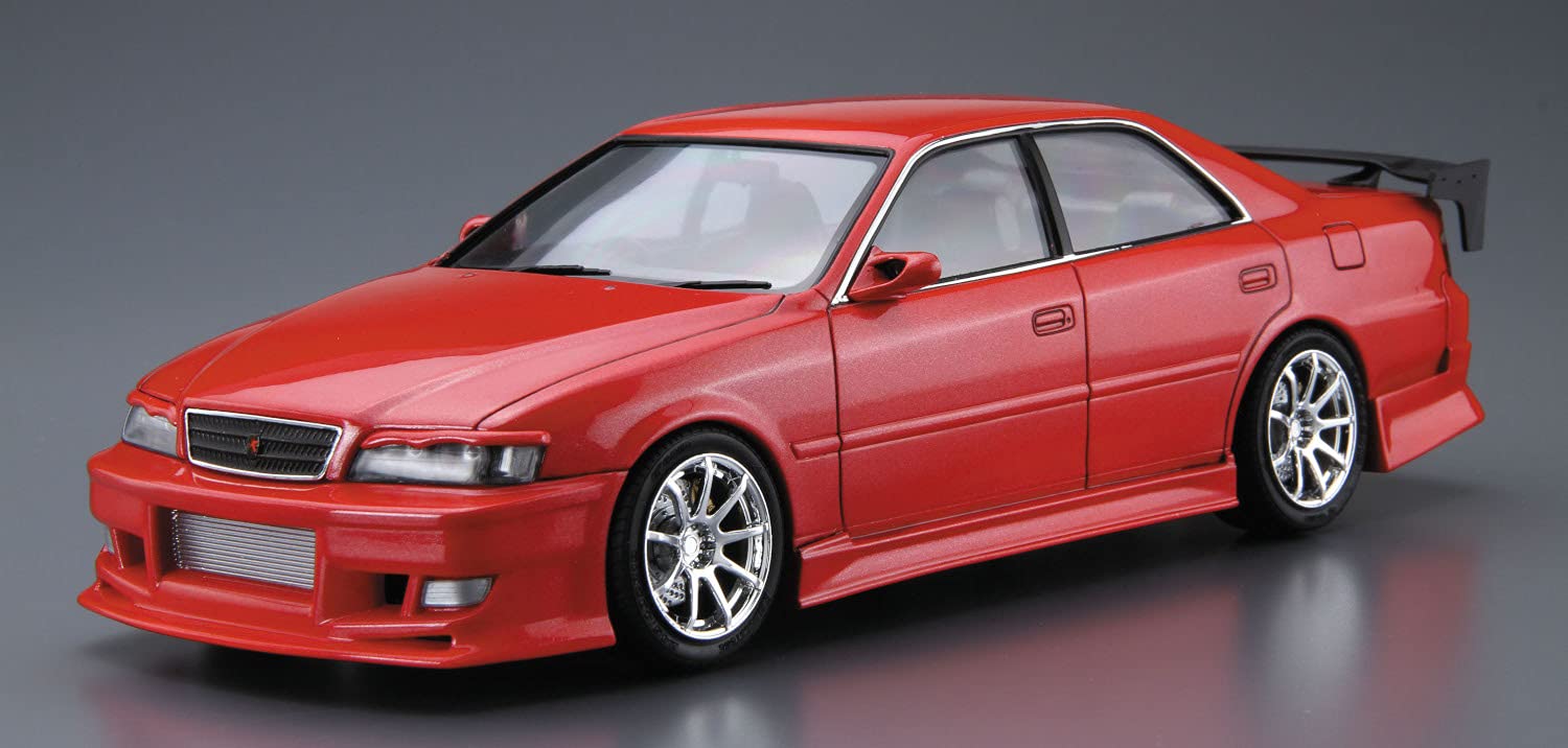 AOSHIMA The Tuned Car 1/24 Kunny'Z Jzx100 Chaser Tourer V '98 Toyota Plastic Model- Japan Figure Store - #1 Bring To You The Best Japanese Goods