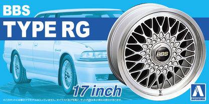 AOSHIMA Tuned Parts 1/24 Bbs Rg 17Inch Tire & Wheel Set- Japan Figure Store - #1 Bring To You The Best Japanese Goods